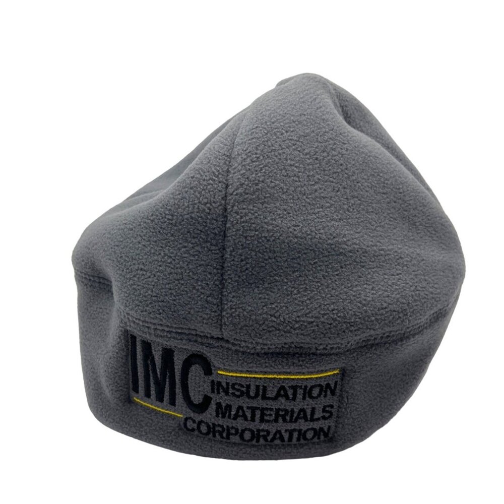 Port Authority Gray Polyester IMC Insulation Materials Fleece Beanie Hat 17i